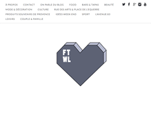 Tablet Screenshot of fromtoulonwithlove.com